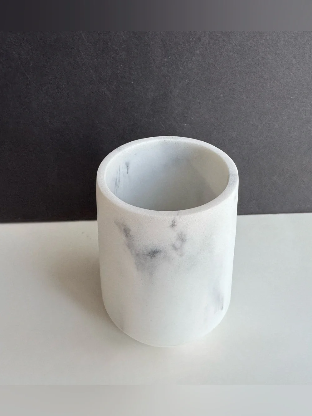 BINO Marble Collection Resin Bath Tumbler / Counter Organization